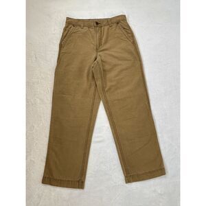 Men's Eddie Bauer Tan Twill Carpenter Pants Size 31 X 30 Easy Fit, 100% Cotton
